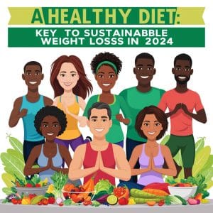 A Healthy Diet: Key to Sustainable Weight Loss in 2024